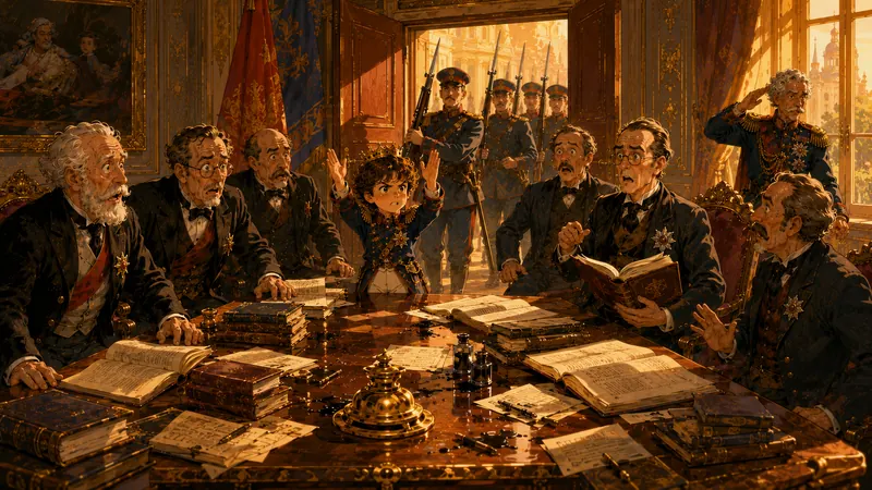Matt orders his ministers’ arrest in the council room