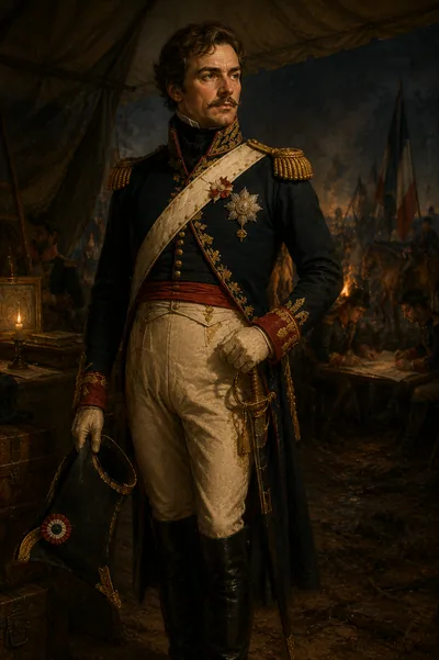 Portrait of Colonel Kamil de Berier, Napoleonic officer of 1813